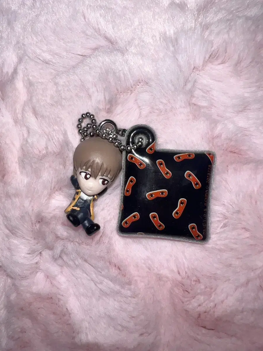 Gintama Sogo Strap keyring Cushion Cleaner