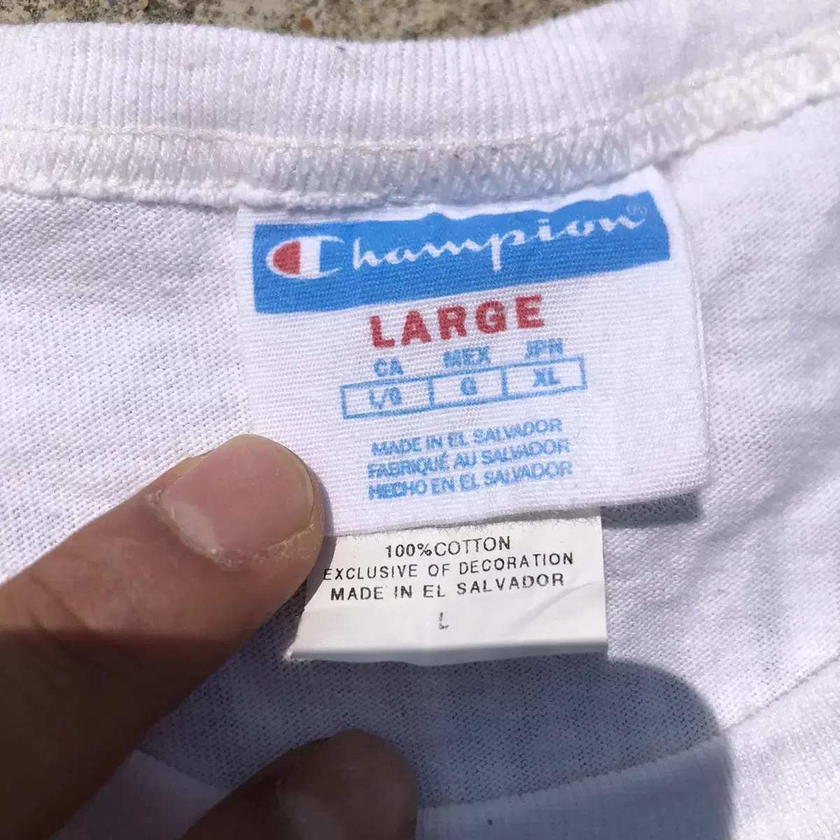 [L~XL] Champion X Just Don 농구 프린팅 반팔티