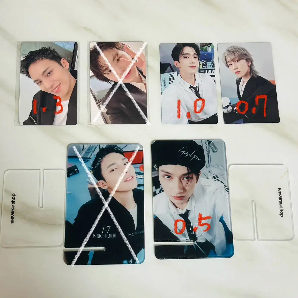 seventeen weverse GVevent pre-order benefit acrylic photocard wts