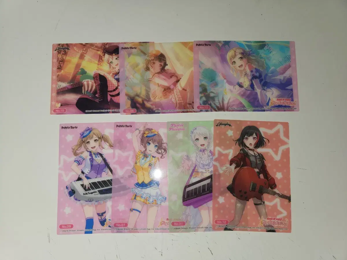 !! Bangdream trading card sell !! lan arisa saya moka iblimi