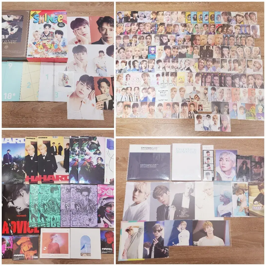 SHINee photocards, albums, md's bulk sell photocard Approx. 160