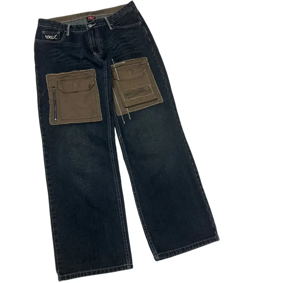 BERIK JEANS 패치워크데님진 34