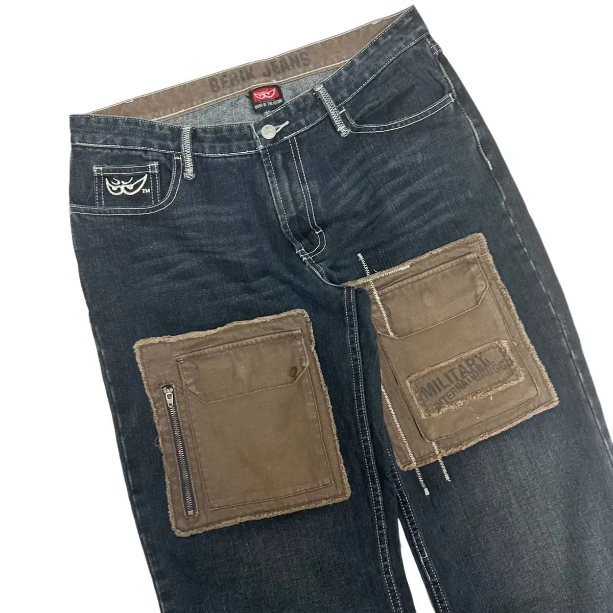 BERIK JEANS 패치워크데님진 34