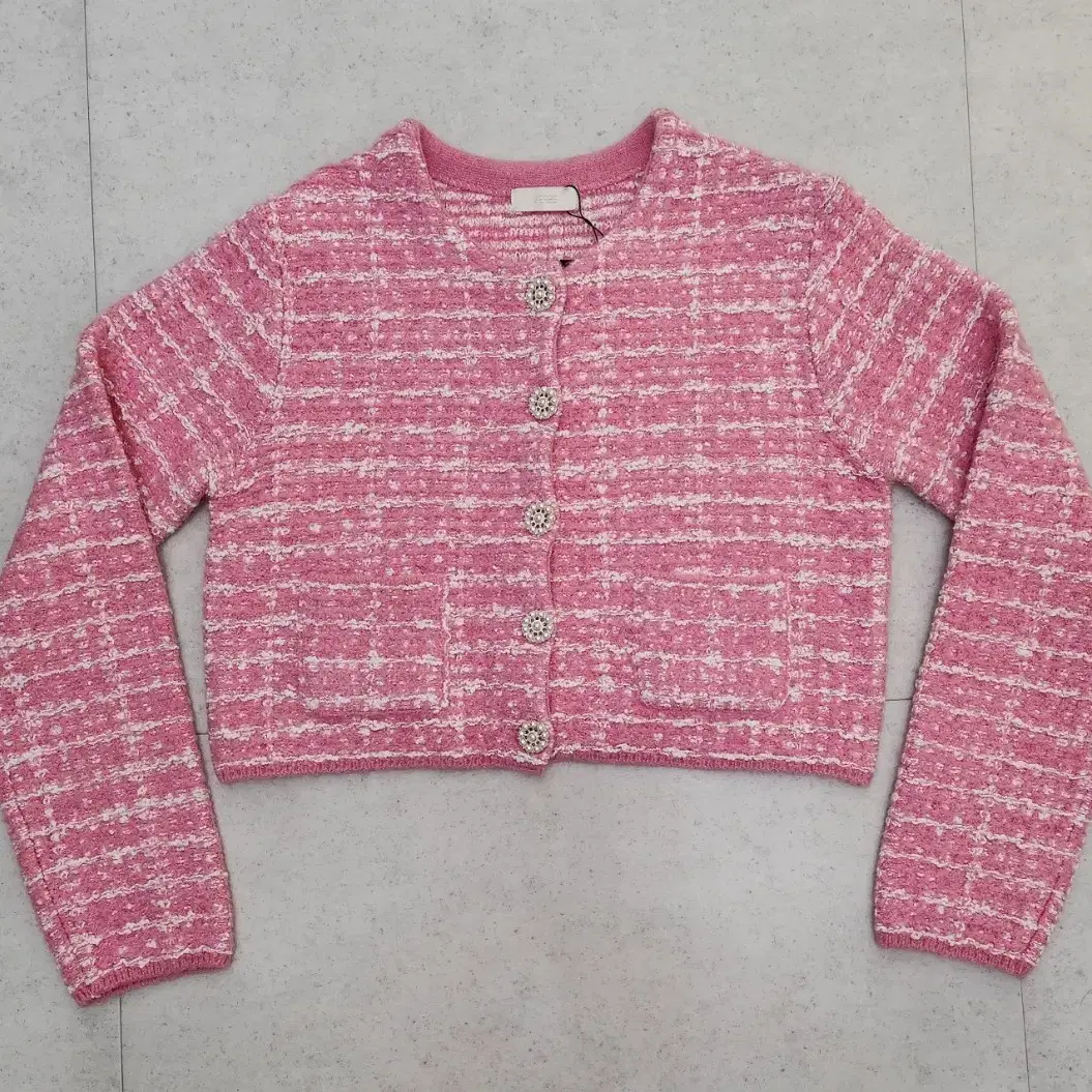 VERBE  floral tweed knit cardi