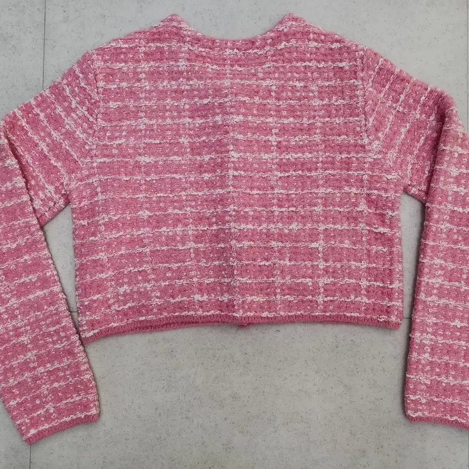 VERBE  floral tweed knit cardi