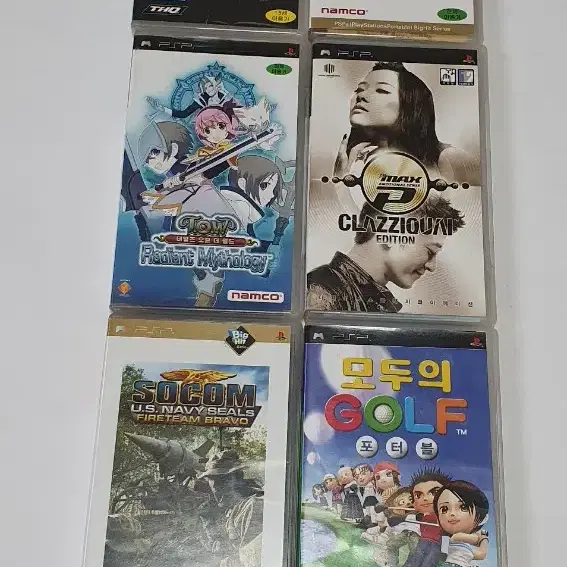 PSP 스맥다운,모두의  골프 등 UMD칩.정판(설명글참조)