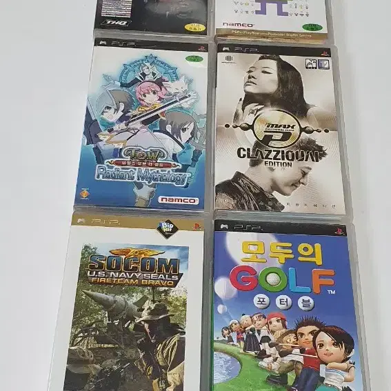 PSP 스맥다운,모두의  골프 등 UMD칩.정판(설명글참조)