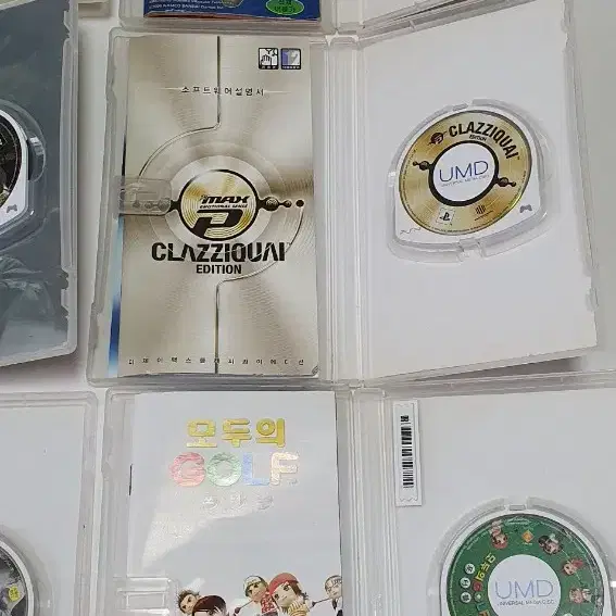 PSP 스맥다운,모두의  골프 등 UMD칩.정판(설명글참조)