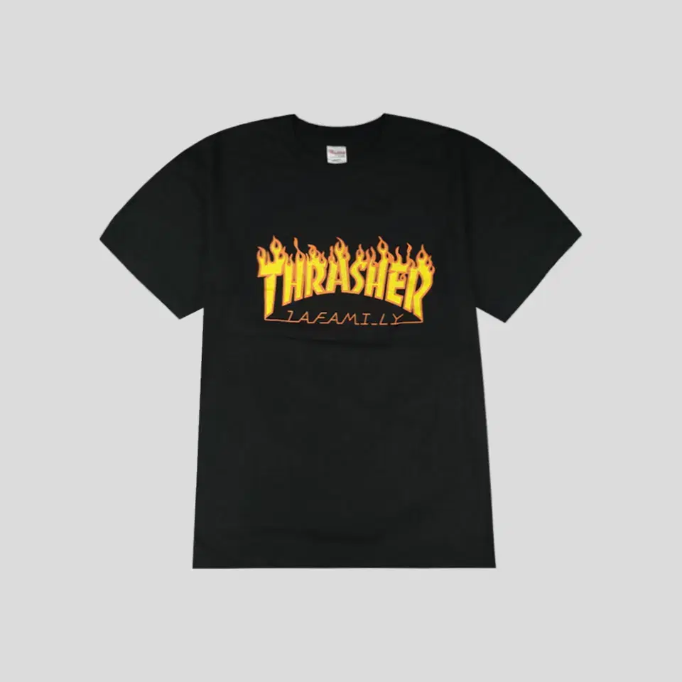 Printed Star Pigment Black Thrasher Homage Printed Heavy Cotton100 Vahn