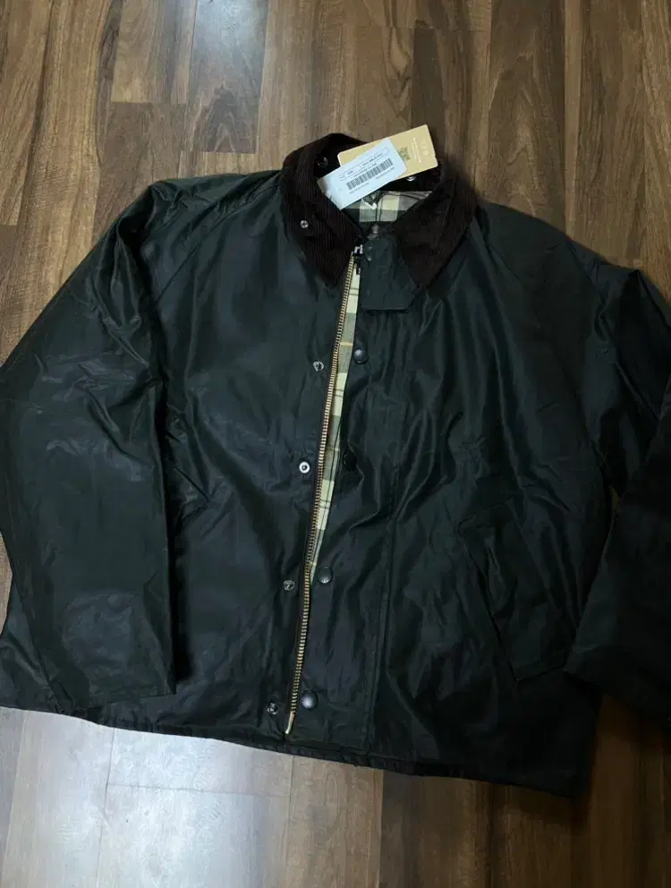 [New] Barbour Transport Wax Jacket Sage 38