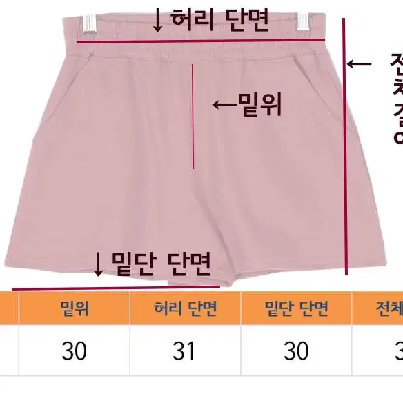 3부 반바지 새상품