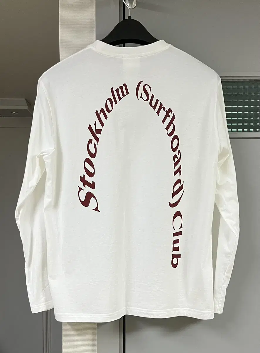 Stockholm Surfboard Club Long Sleeve White T-Shirt