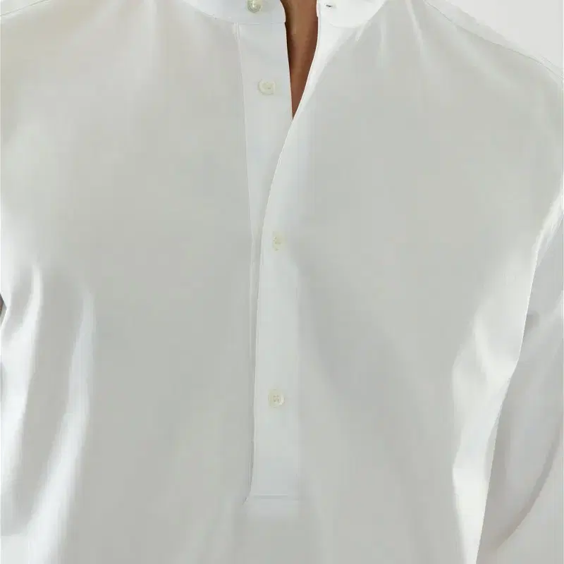 코스  Collarless Shirt 화이트 셔츠 40사이즈 팝니다