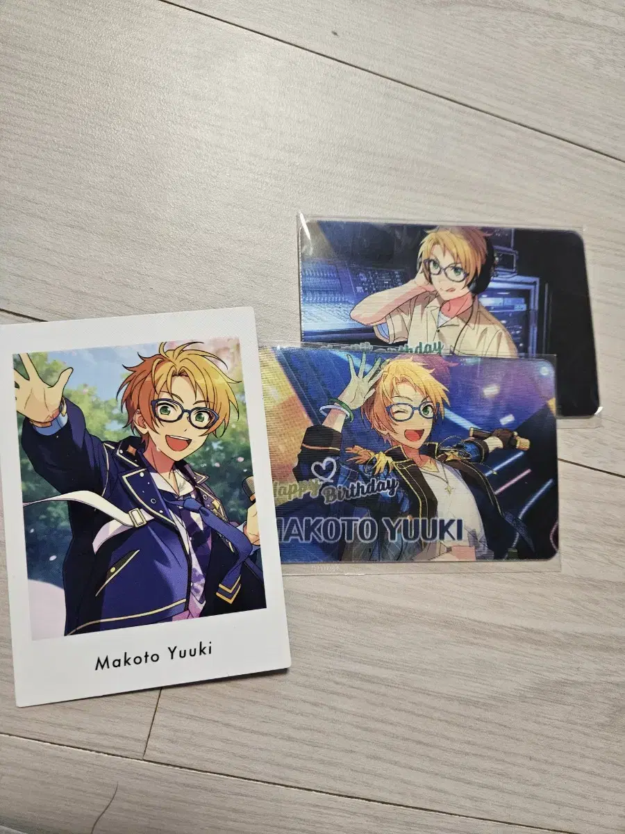 Anstar Trickstar Yuuki Makoto Goods Set birthday lenticular kard