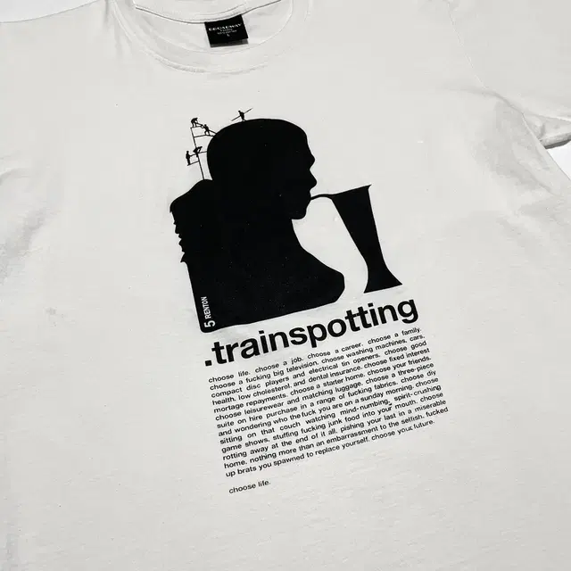 trainspotting 트레인스포팅 빈티지 티셔츠