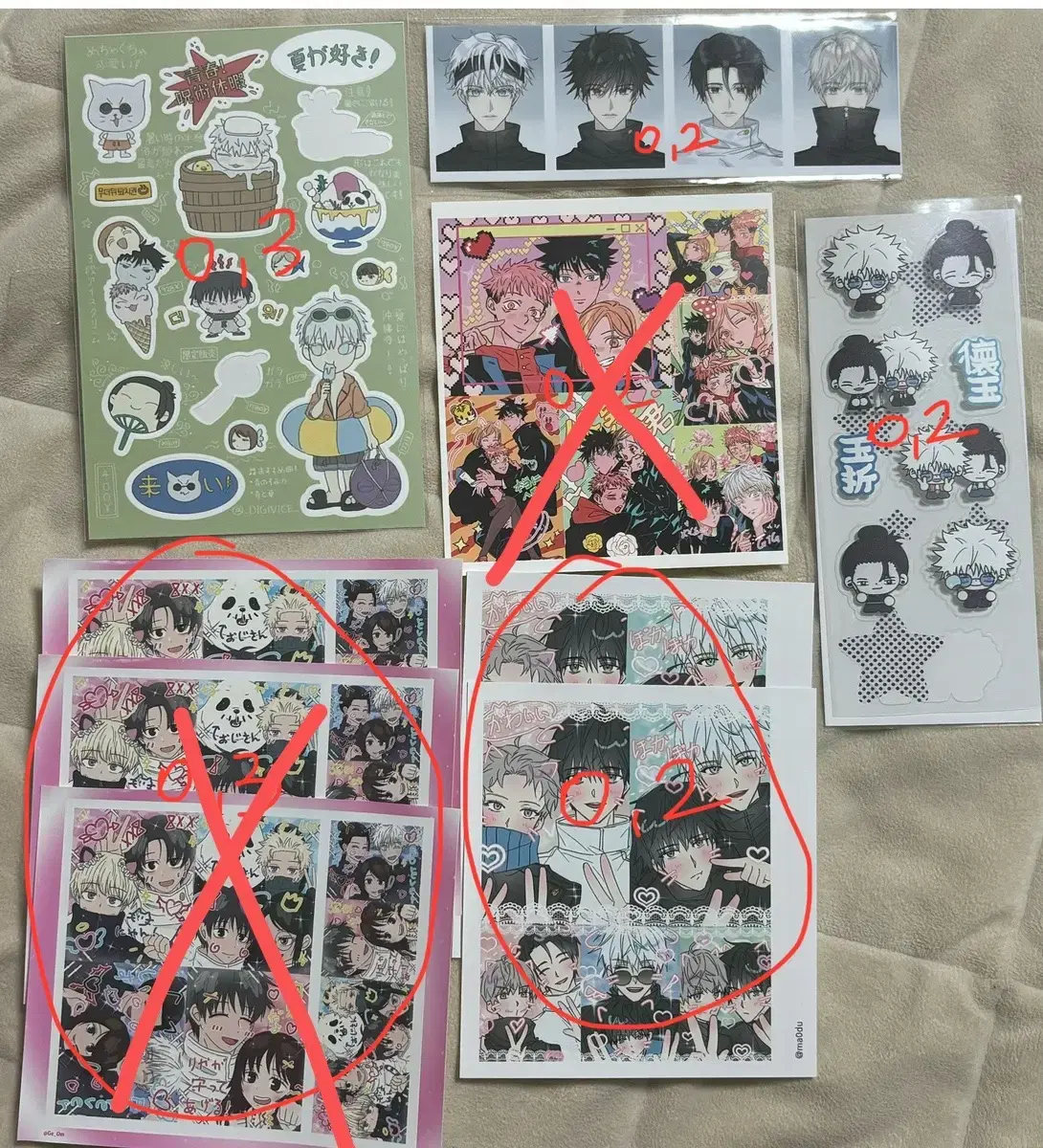 Zuu Zuu Zuu Tongpan sticker purikura WTS