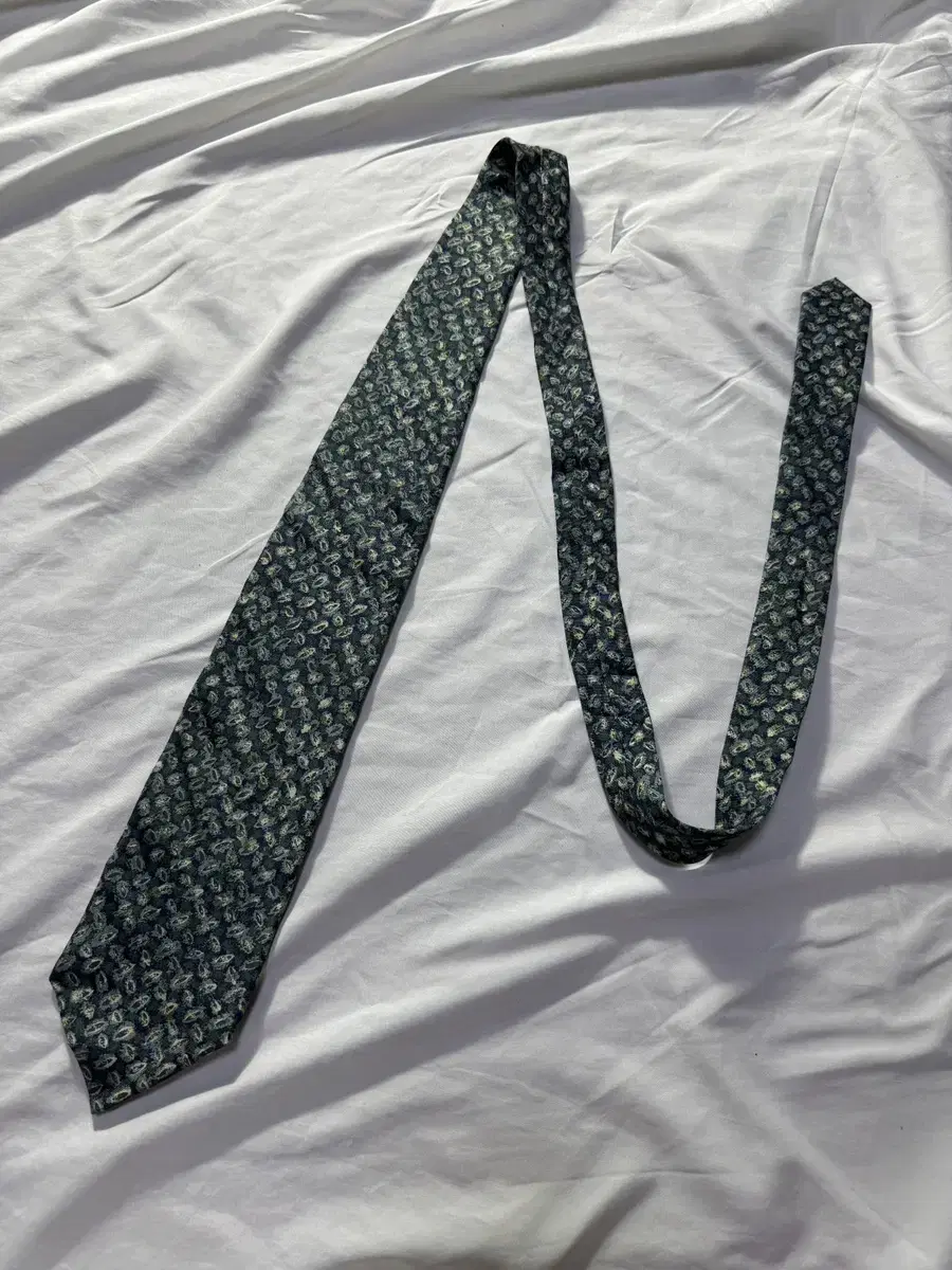 Issey Miyake Patterned Silk Tie