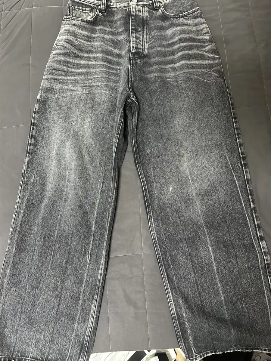 Balenciaga Large Baggy Jean Grey Denim XS