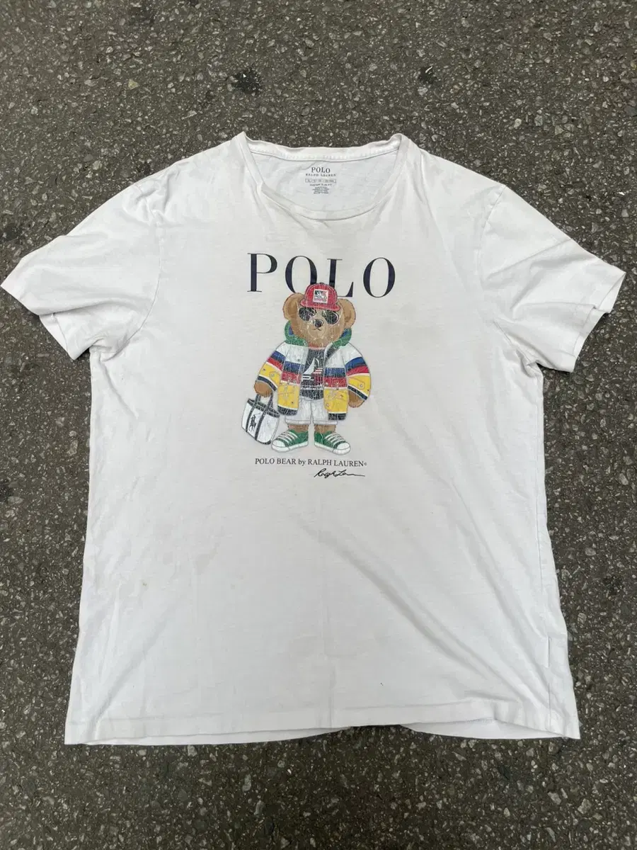 90s vintage POLO 베어 빈티지프린팅