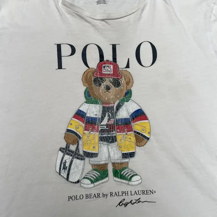 90s vintage POLO 베어 빈티지프린팅