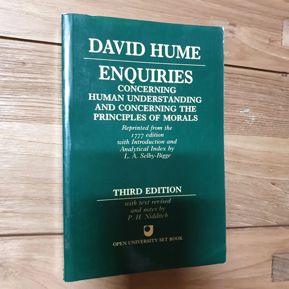 David Hume 데이비드 흄 인간 지성이 관한 탐구, 철학 책