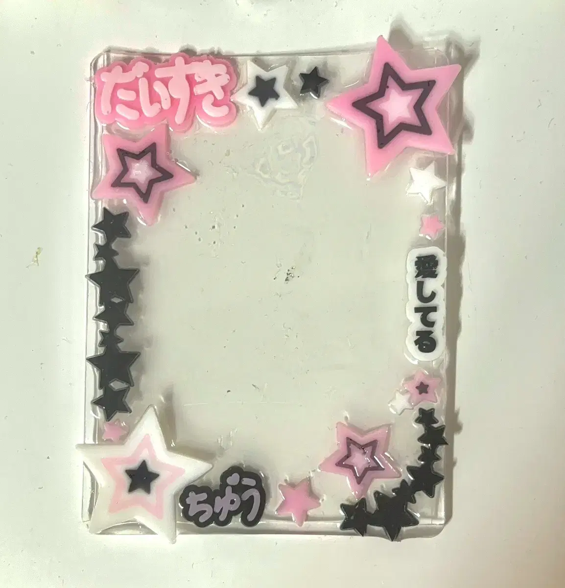 Resin Art Resin Topkoo Topkoo Photo Kard Idol photocard toploader Resin Crafts