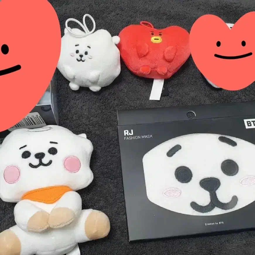 일괄> 알제이 RJ 알케이 석진 JIN 굿즈 BT21 인형 BTS 백참