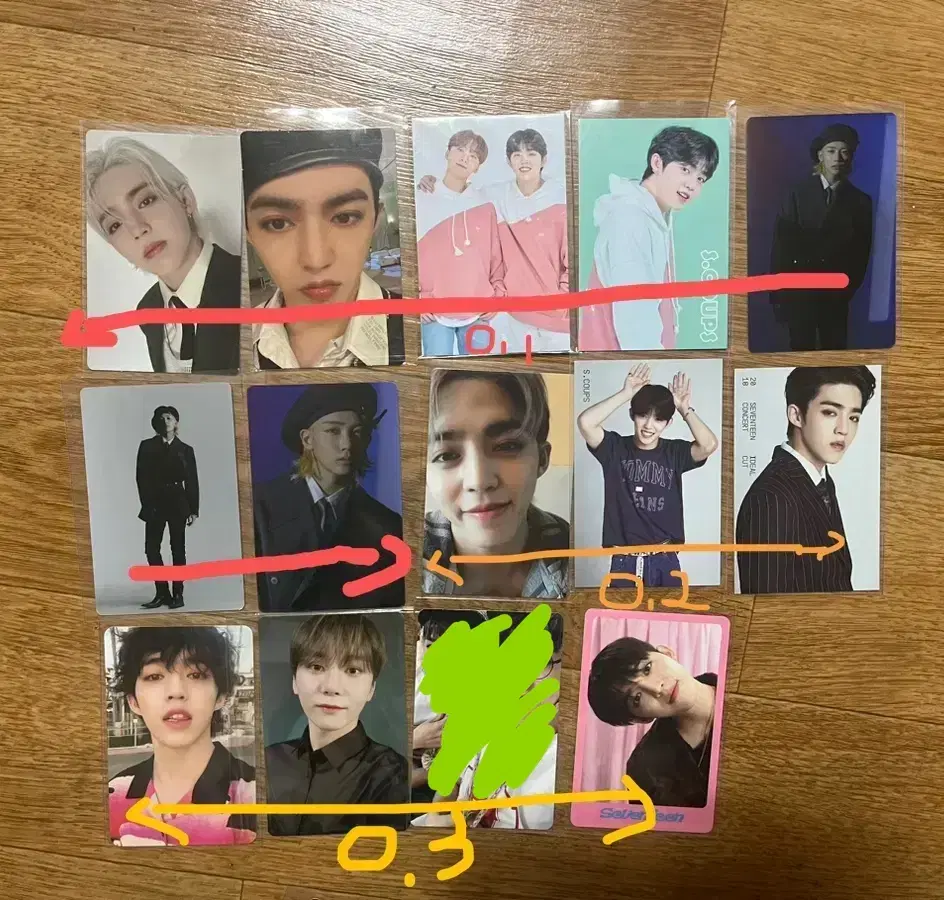 Seventeen photocard tc WTS