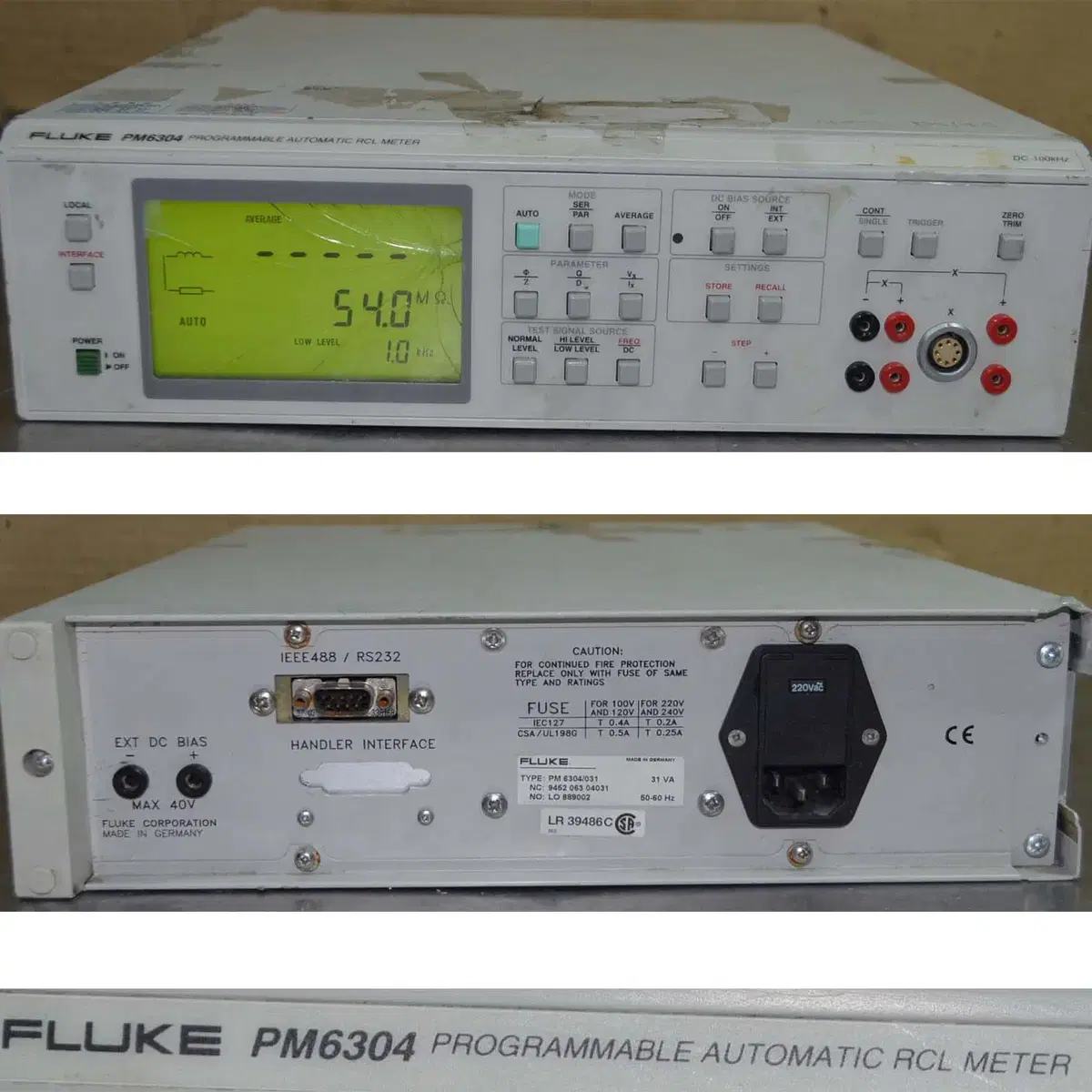 FLUKE PM6304 RCL Meter