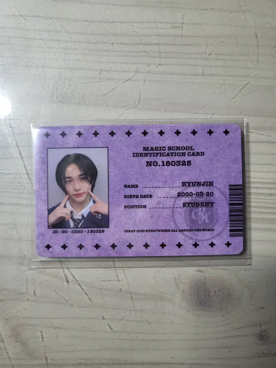 Skz Magic School fan con hyunjin Student ID