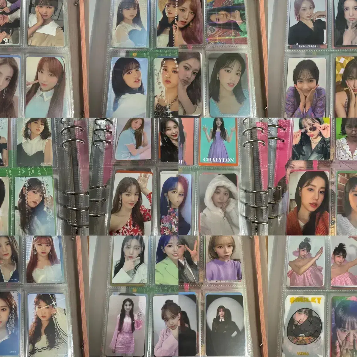 iz*one ive le sserafim jang wonyoung kim chaewon sakura yujin jena eunbi photocard