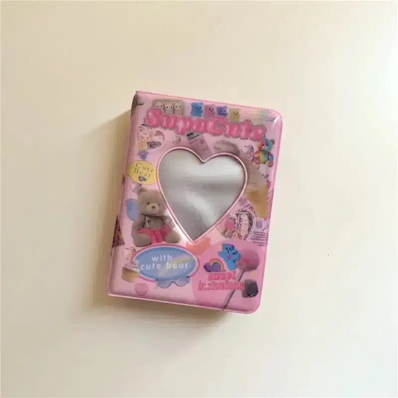 Bear photocard collectibles pink+baby bloo