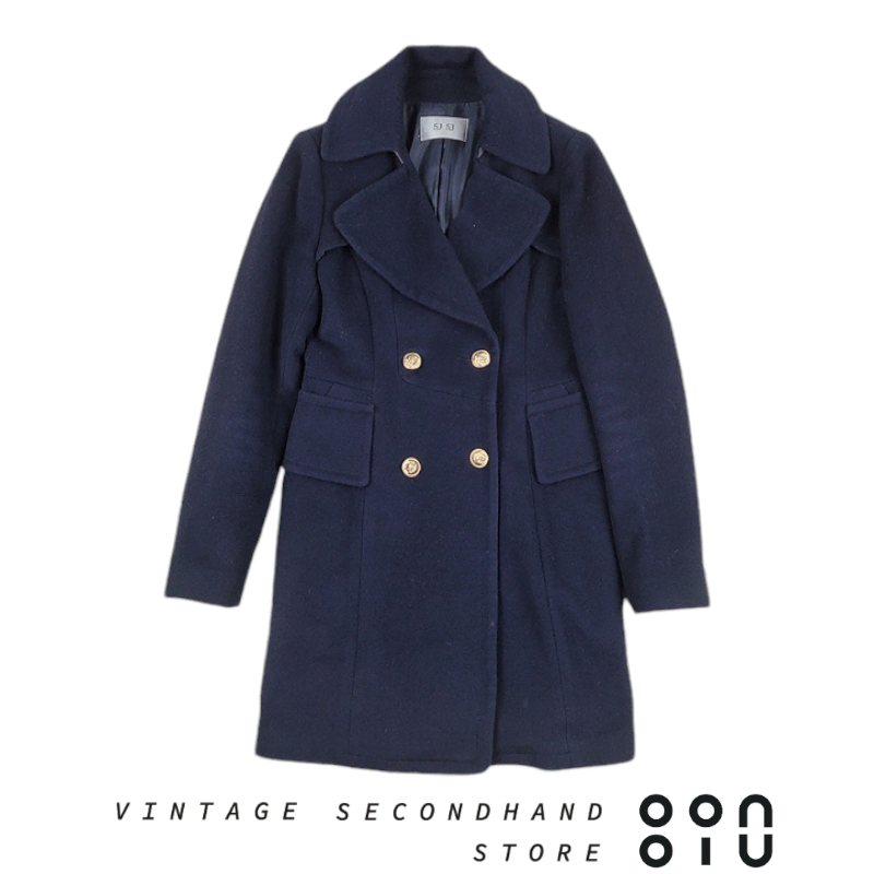 [76] SJSJ Hansom Woolen Double Coat