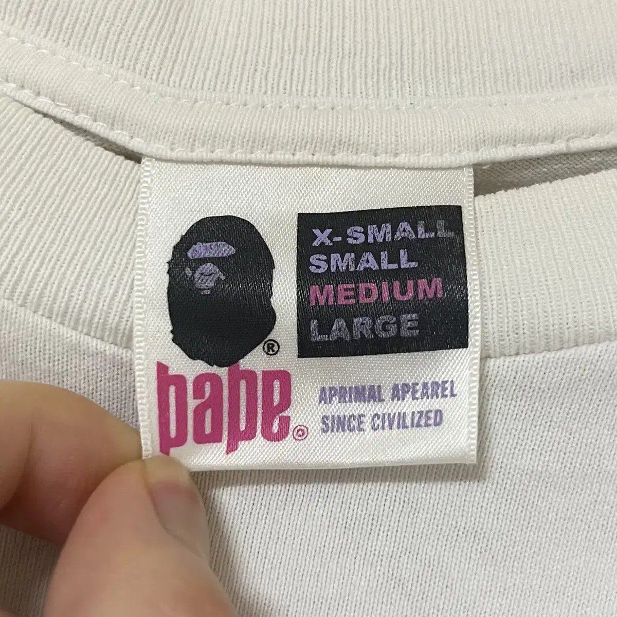 올드 빈티지 베이프 bape / 00s 스왈로브스키 반팔 티셔츠