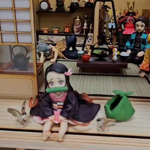귀멸의칼날 디오라마 gem 손바닥 귀칼 피규어 팝니다. 메가하우스 레진