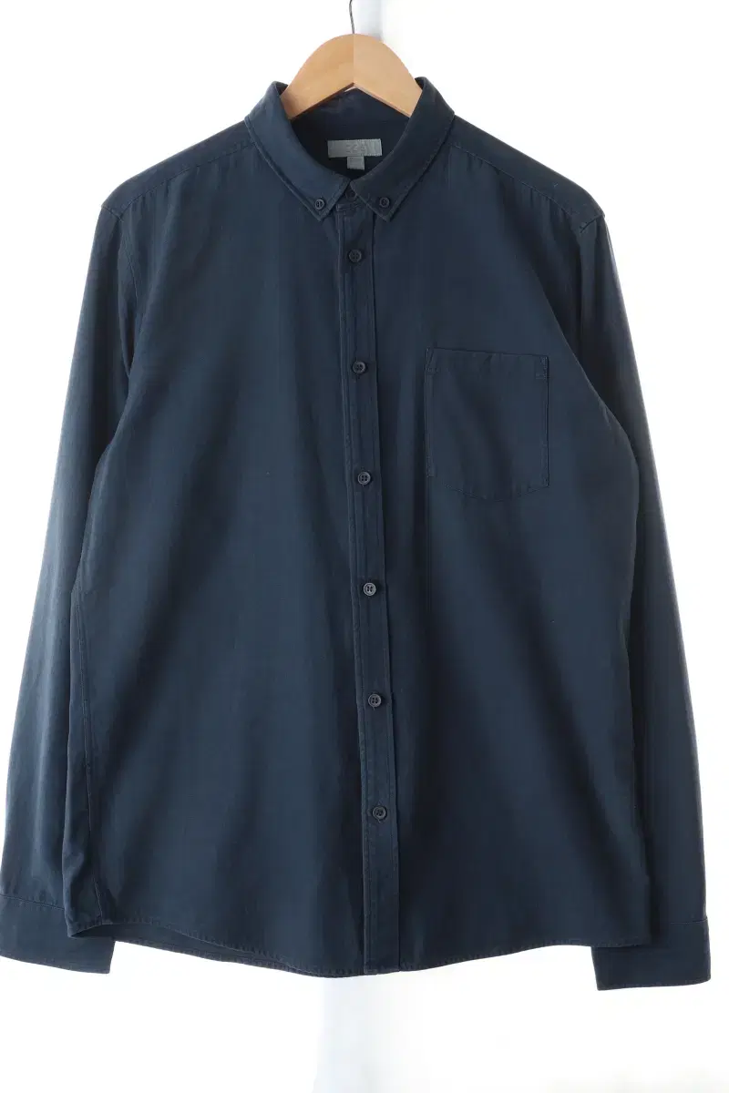 (M) Course Shirt Navy Plain Solid Limited Edition-C5CD