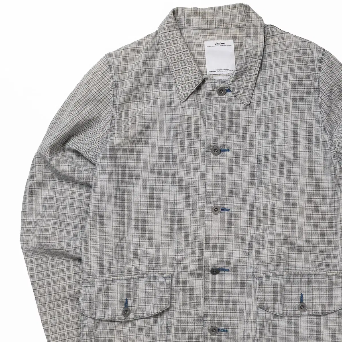 visvim Linen Blend Coverall Jacket