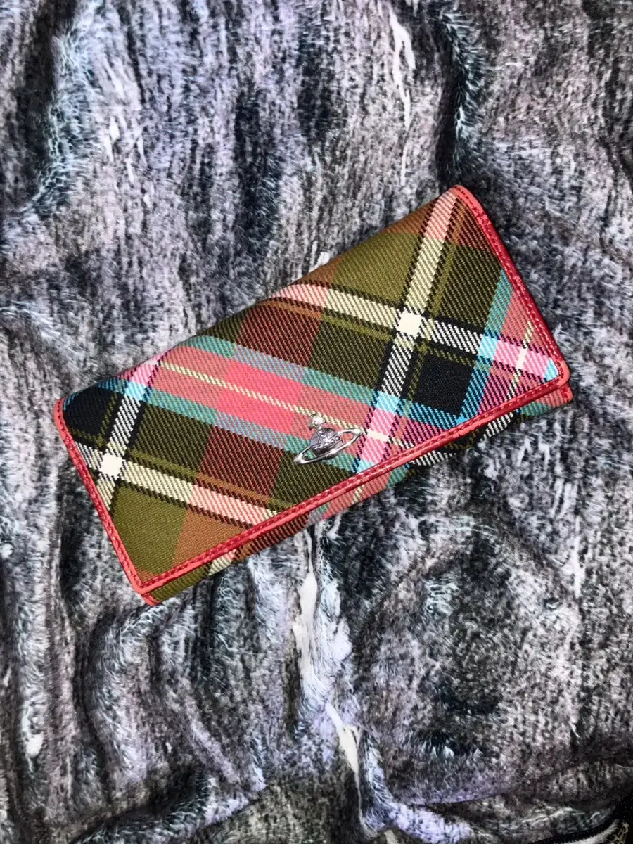 [Vivienne Westwood] Tartan Check Long Wallet