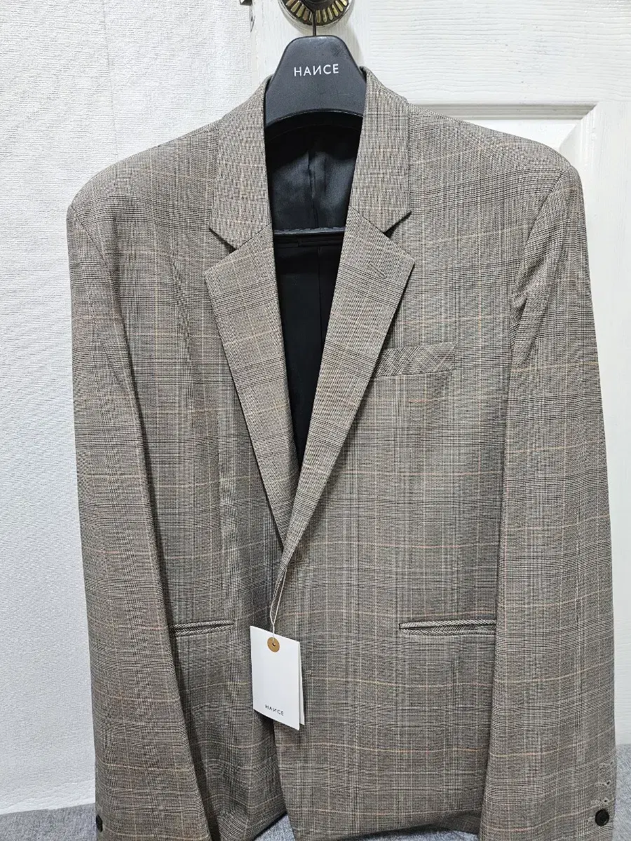 Hance check blazer size 50 for sale