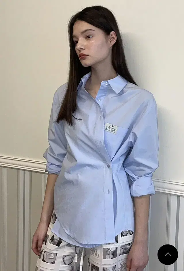 시눈 Classic Cotton Shirt (Light Blue)