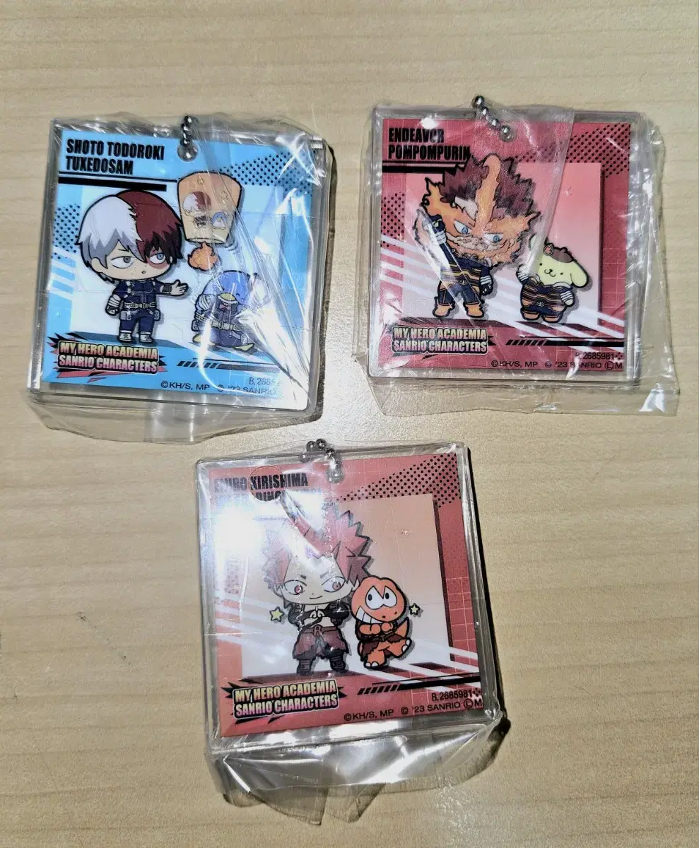 My Hero Academia San Rio Gacha Keyring