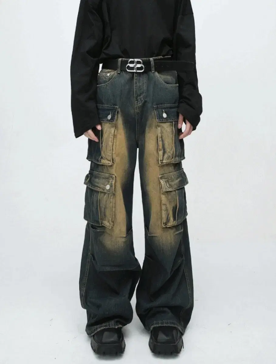 Rev Cargo Denim Pants