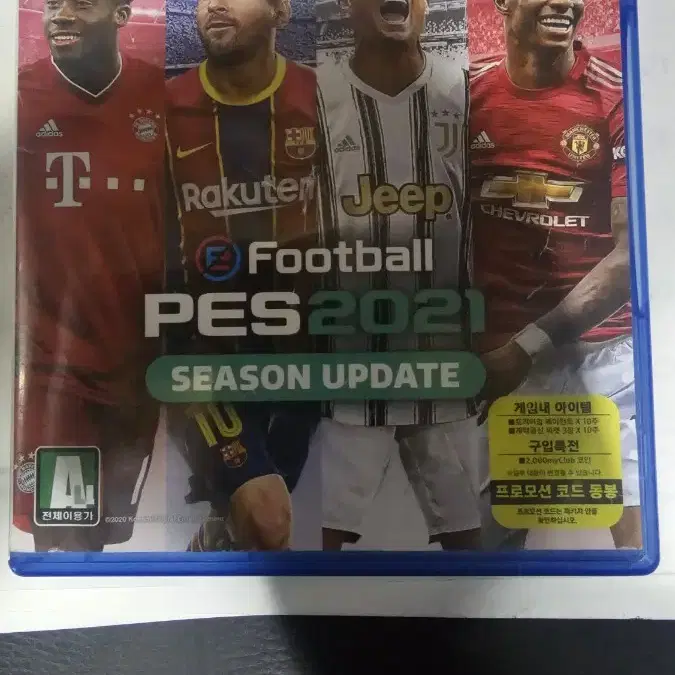 PS4 플스4 위닝2021 PES2021 위닝마지막버전 택포