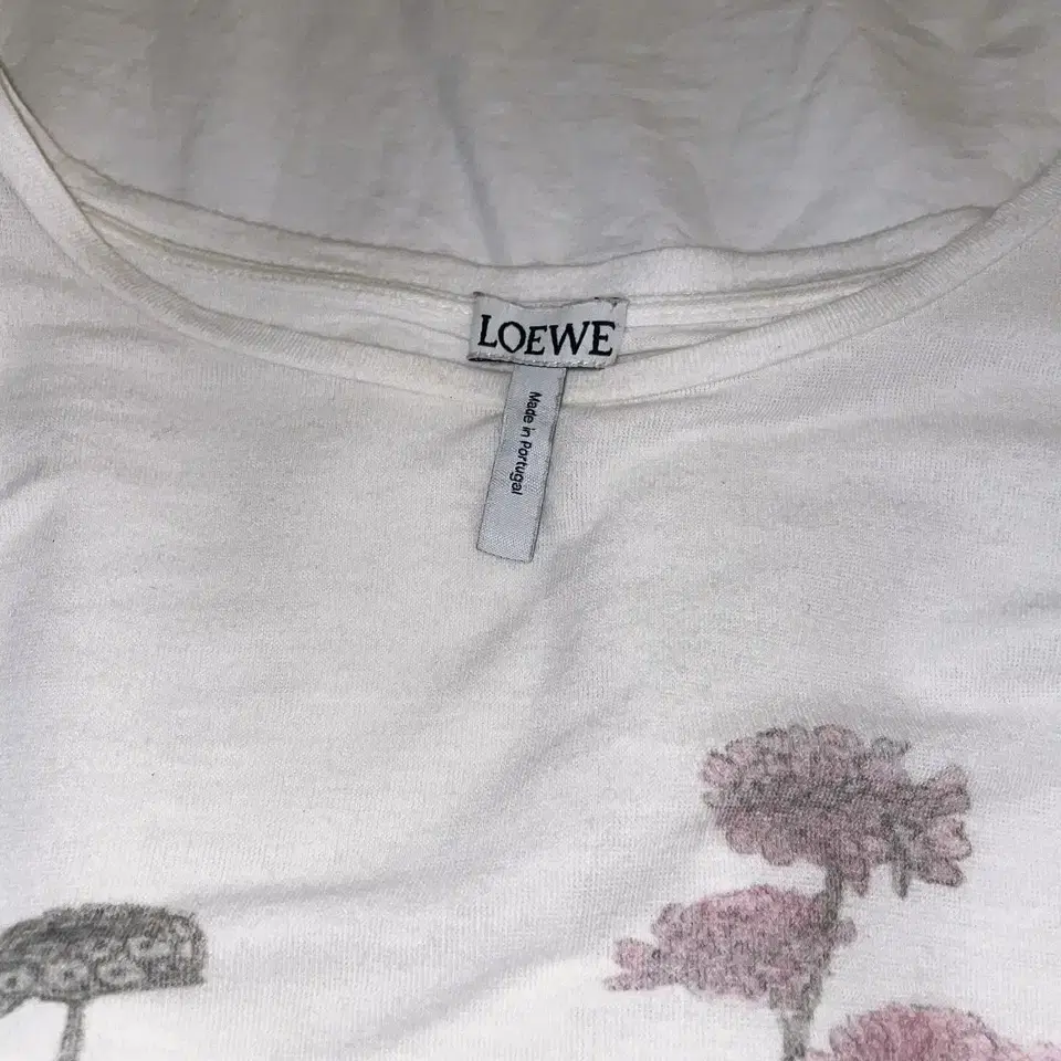 Loewe flower tee 로에베