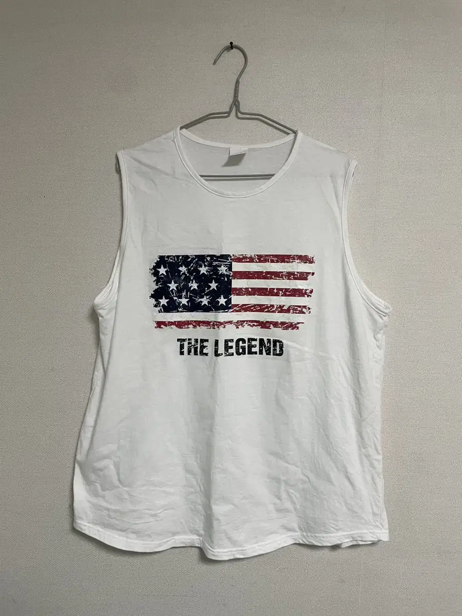 [F]Stars and Stripes White Sleeveless Nasi