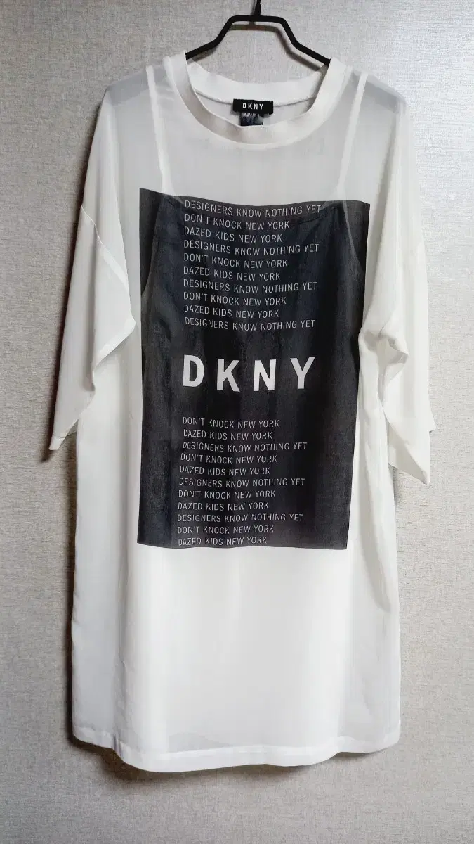 DKNY 새상품급 시스루 원피스 (55~77)