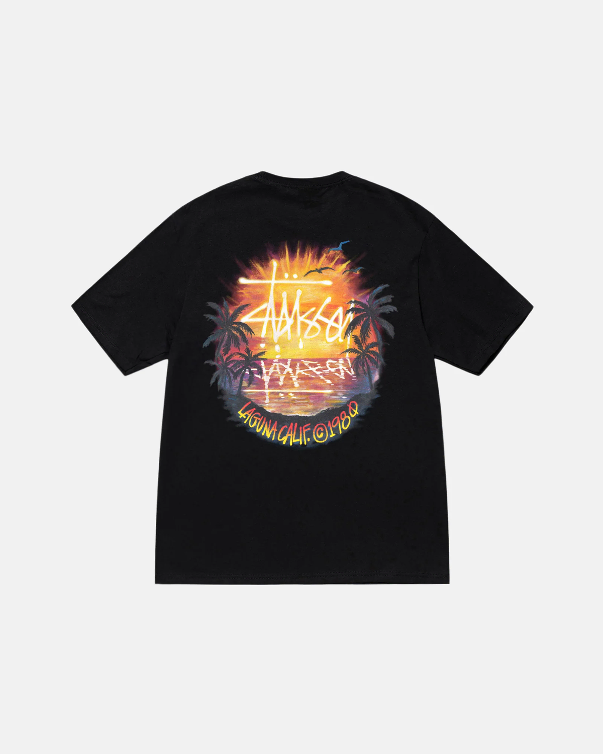 [Overseas] Stussy Sunset Short Sleeve T-Shirt 24SS