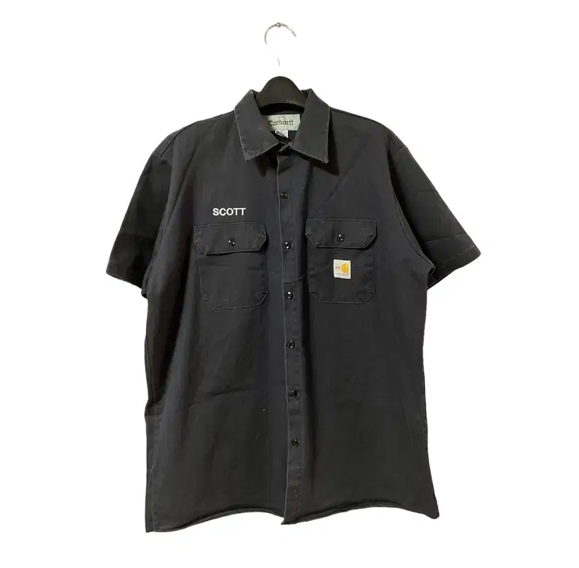 Calhart Navy Half Shirt