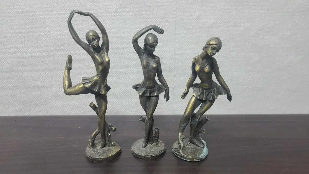 Set of Vintage European San Bronze Ballerina Figures