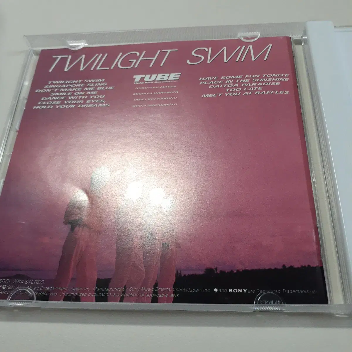 TUBE - TWILIGHT SWIM 1991년 재발매반 일본 CD